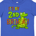 thumbnail image 4 of Inktastic It's My 2nd Birthday with Cute Green Alligator Boys or Girls Toddler T-Shirt, 4 of 5