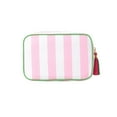 thumbnail image 2 of Cadorn Striped Canvas Clutch Bag for Women Portable Tassel Design Fashionable Cosmetic Organizer for Travel Beach Casual Outings and Daily Use, 2 of 4
