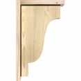 thumbnail image 3 of 6"W x 12"D x 20"H Newport Rough Sawn Corbel w/Backplate, Douglas Fir, 3 of 9