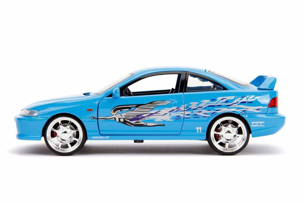 Fast & Furious Mia's Acura Integra by Jada 1:24 Diecast Model Car 30739 Blue