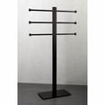 thumbnail image 5 of Kingston Brass Edenscape CCS6028 Freestanding Stainless Steel Towel Holder with Rectangular Base, Satin Nickel, 5 of 6