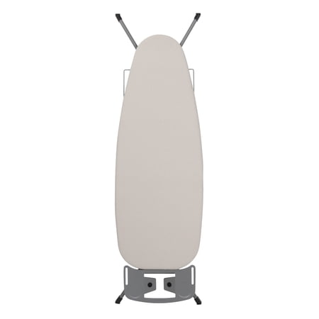 BETTER HOMES & GARDENS WIDE‑TOP IRONING BOARD – 47″ X 38″, ADJUSTABLE HEIGHT, STEEL FRAME, BUILT‑IN IRON REST AND CLOTHES RACK, NON‑SLIP FEET, GREY