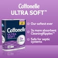 thumbnail image 4 of Cottonelle Ultra Soft Toilet Paper, Strong Toilet Tissue, 12 Mega Rolls, 4 of 10