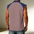 thumbnail image 3 of Collared Tank Tops for Men Summer Cut Off Sleeveless Shirts Henley Basic Button Shirts Loose Fit Muscle Gym Workout Tanks, 3 of 6