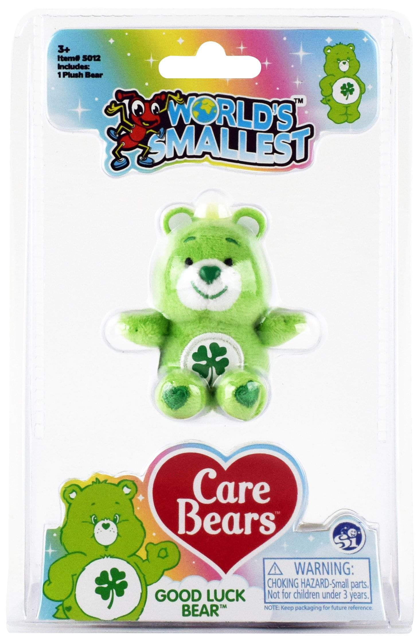 Plastic 2 CARE BEARS OOPSY BEAR 2.75” POSEABLE FIGURE NEW IN PACKAGE 