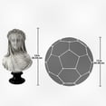 thumbnail image 3 of Elegant Veiled Maiden Bust Sculpture, Halloween Home Decor, White Finish, 3 of 4