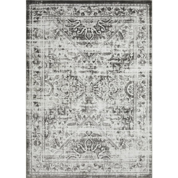 Loomaknoti Rhane Aliziaz 8' x 10' Ivory Oriental Indoor Area Rug