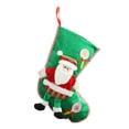 thumbnail image 5 of kiskick 1Pc Bright Color Large Capacity Christmas Gift Sock with Lanyard, Candy Santa Claus Snowman Elk Decor, Christmas Sock Gift Bag Festival Decor, 5 of 8