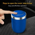 thumbnail image 6 of Ovzne Portable Ashtray - 2.76X2.76X4.02In Led Car Ashtray With Lid, Detachable Stainless Steel Ashtray For Car, Home Office, 6 of 7