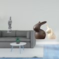thumbnail image 2 of Escultura De Buda Guan Yin, Adorno De Piedra, Colección Feng Shui, Estatua De Cerámica, Conejo De Porcelana, Decoración De Pascua, Gabinete, Escritorio, Jardín, 2 of 8