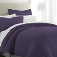 thumbnail image 2 of Purple 3 Piece Duvet Cover Set Twin/Twin Extra Long, by Simply Soft, 2 of 4