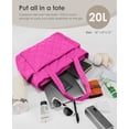 thumbnail image 4 of Bolso de mano Uselike acolchado tipo puffer, ligero, tote 41 x 15 x 31 cm, 4 of 6