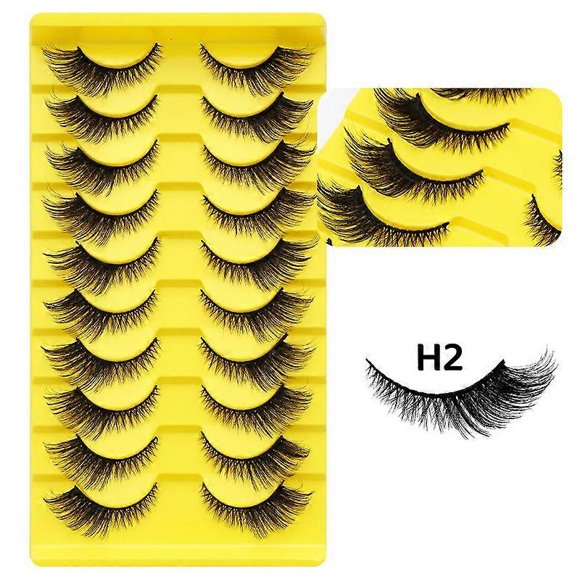 3D Long Thick Falses Eyelashes Artificial Extension Eyelashes for Beginner Professional