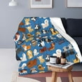 thumbnail image 2 of Yibo Cosmetic and Makeup Theme Blanket Flannel Soft and Comfortable Anti-static Bed Sofa Blanket, 2 of 8