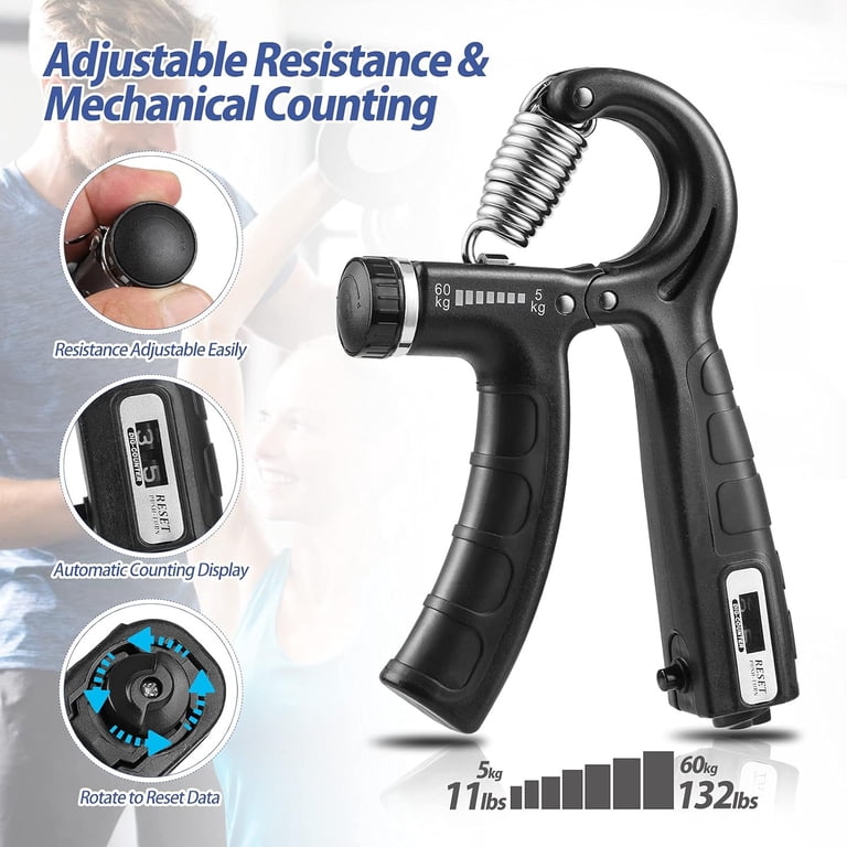 BN-LINK Grip Strength Trainer with Counter, 2-Pack photo 4