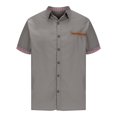thumbnail image 1 of pstuiky Camisa de manga corta para hombre, Camiseta informal de verano para hombre, de color liso, holgada, de manga corta y cuello redondo camisetas de hombre xxxl, 1 of 5