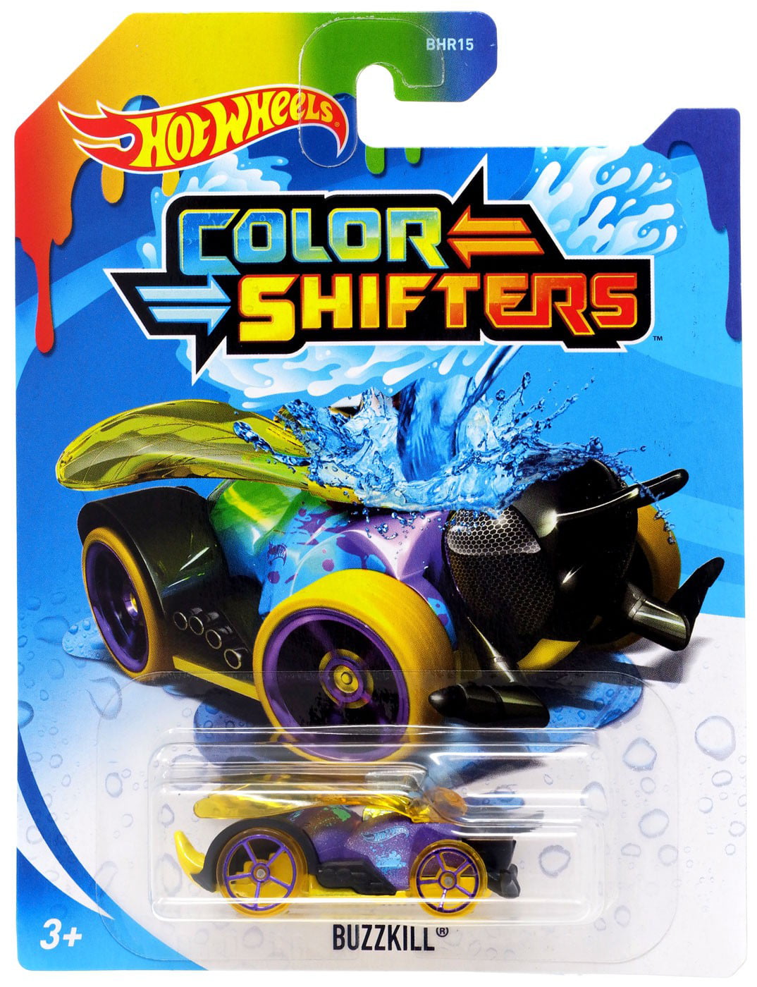 Farbwechselauto Mattel Hot Wheels Colour Shifters Car  BHR56 Buzzkill 