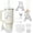 A-, variant on Generic Accessories Set for Stanley Cup, Initials Decorations for Tumbler Cup 30/40OZ, Including Diamond Straw Topper/Spill Proof Stopper/Sparkly Silicone Boot Set/Letter Charms for Handle A-Z (A-)