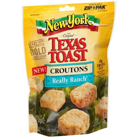 (3 Pack) New York Brand Texas Toast Really Ranch Croutons, 5 (Texas Best Ranch Girl)