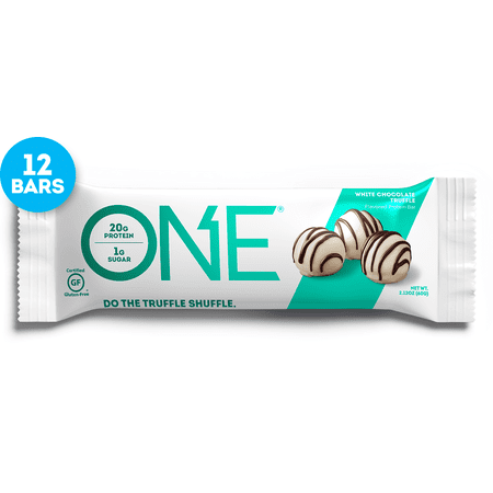 ONE Protein Bar, White Chocolate Truffle, 20g Protein, 12 Count
