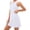 White, variant on Valcatch Women's Tennis Dress Sleeveless Golf Workout Dresses with Separate Biker Shorts 4 Pockets