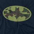 thumbnail image 2 of Batman Camo Logo Women's T Shirt, Navy, Medium, 2 of 6