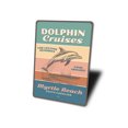 thumbnail image 4 of Dolphin Cruises Come Aboard Myrtle Beach Aluminum Metal Decor Sign - 10x14 inches, 4 of 4