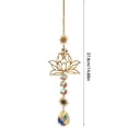 thumbnail image 3 of Flower Suncatchers with Crystal for Window Prism Garden Decorations Flower Ornaments Sunlight Reflection, 3 of 8