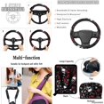 thumbnail image 5 of KUIFORTI Rose Skull Automobile Seat Cover Sets 15 Pack Automotive Rear Front Seat Protector All-Season Protection Wear-Resistant Fit Most Car, Truck, Suv, or Van, 5 of 7