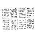 thumbnail image 4 of Raindrops 8Pcs Alphabet and Number Stencil Set English Letter Templates, 4 of 8