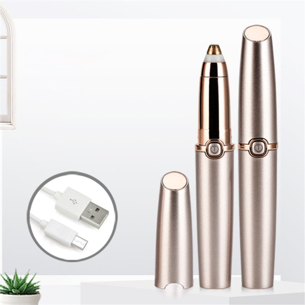 Electric Eyebrow Shaping Usb Charging Eyebrow Trimmer Lipstick Shape