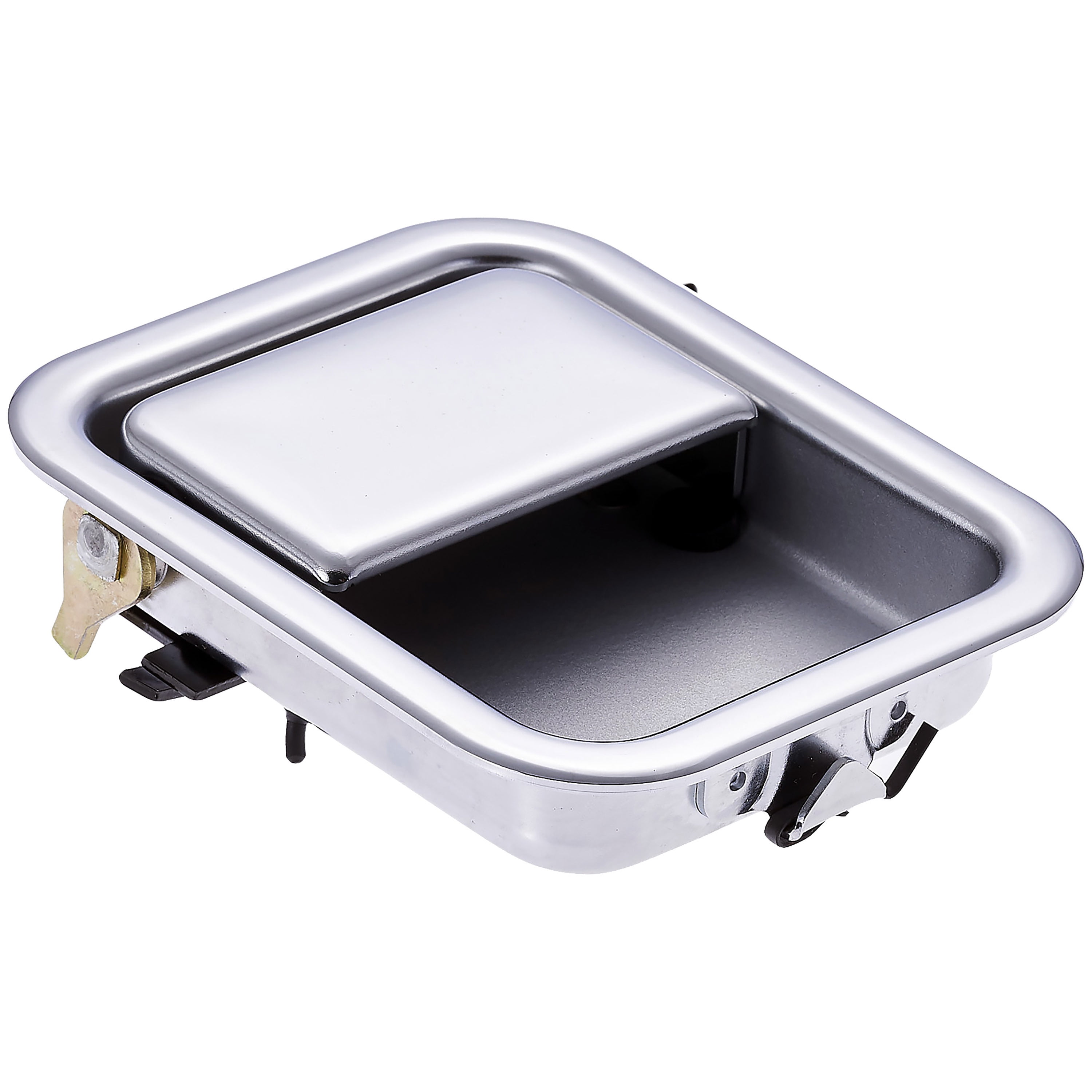 Dorman 760-5504 Front Driver Side Exterior Door Handle for Specific Volvo Models, Silver; Chrome