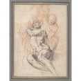 thumbnail image 3 of Cherubino Alberti 15x18 Black Modern Framed Museum Art Print Titled - Study for a Resurrection Of&nbsp;Lazarus (Late 16th-Early 17th&nbsp;Century), 3 of 5