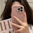 thumbnail image 5 of Compatible with iPhone 14 Pro Max Case for Women/Girls, Cute Pure Colour Minimalism Wave Edge Silicone Anti-Scratch Shockproof Case for iPhone 14 Pro Max, Pink, 5 of 8