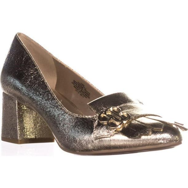bandolino gold wedges