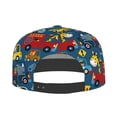 thumbnail image 4 of Haiem Vehicles Cartoon with Funny Drivers Classic Snapback Cap Flat Bill Hat Baseball Cap Adjustable Size Cotton Dad Hat, 4 of 9