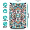 thumbnail image 5 of Washable Rubber Boho Abstract Art Vintage Dish Drying Mats for Kitchen Counter Home Large Coffee Bar Pad Accessories and Decor for Utensils Stemware 23.5''x15.5'', 5 of 7