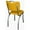 Cracked Ice Yellow, variant on Richardson Seating Handle Back Diner Chair with Single Tone Channel Back and 1" Pulled Seat-Color:Cracked Ice Grey