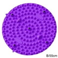 thumbnail image 5 of Foot Massage Acupressure Mat Muscle Relaxation Acupuncture Mat Pilates Fitness Round Accessories Foot Training Mat Workout Yoga, 5 of 7