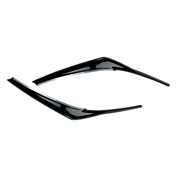 2 pegatinas para cejas y párpados de faros delanteros compatibles con modelos 18-20 Negro