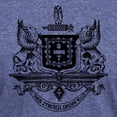 thumbnail image 3 of CafePress - Psi Upsilon Black And White Crest T Shirt - Mens Tri-blend T-Shirt, 3 of 4