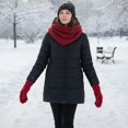 thumbnail image 7 of Jiibva Wool Knit Gloves Women Touchscreen Warm Gloves with Long Wrist Cuffs Windproof Cold Weather Gear, 7 of 7