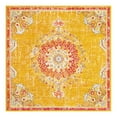 thumbnail image 3 of Unique Loom Penrose Collection Area Rug - Alexis (8' Square Gold/Gray), 3 of 7
