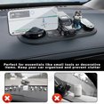 thumbnail image 5 of Multifunctional Car Anti Slip Mat with 360° Rotatable Phone Holder & Temporary Parking Number for Phones, Sunglasses, Keys, Daily Essentials, 5 of 6