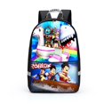 thumbnail image 1 of Roblox-Bolso de hombro periférico con estampado de Anime para hombre y mujer, Bolsa Escolar con cremallera, de dibujos animados, para estudiantes de escuela primaria, 1 of 4