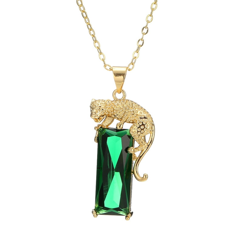 Leopard hot sale pendant necklace