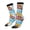 2 Black-1, variant on Rainbow Animals on Noah's Ark Print Adult Socks for Men & Women,Calf Socks, Ankle Socks,Boots Socks,Breathable Casual Sock,Unisex Crew Socks