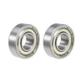 thumbnail image 5 of Uxcell 8x19x6mm 698ZZ Double Shielded Ball Bearings Chrome Steel 2 Pack, 5 of 5