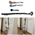 thumbnail image 6 of Dog Outdoor Hanging Toy Teething Chew Toy Door Hanging Tug Toy Tug of War Toy for Small Large Dogs Indoor Exercise Black, 6 of 9