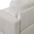 thumbnail image 5 of Star Home Living Corp Chris Microfiber Fabric Left Facing Sectional White Color, 5 of 11